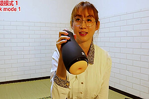 Ab046 Long Legs Secretary Trial New Male Masturbator Machine Until Cum-女装大佬艾爷体验电动飞机杯开箱体验直到射精 With Abbykitty
